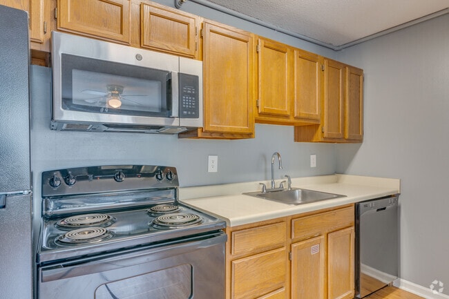 1HAB, 1BA - Cocina de 500 pies cuadrados - Park Ridge Apartments