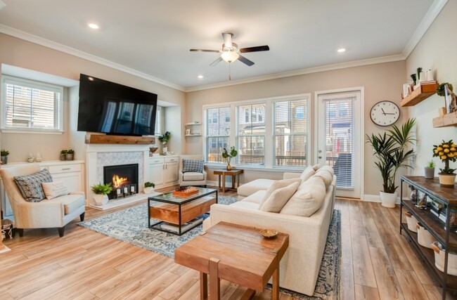 Relax in the open and drenched in natural sunlight living area on 2nd floor - 3768 Duke Center Way