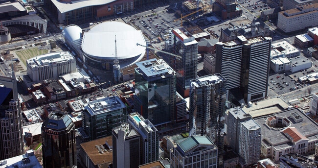 Aerial Photo - The Place at Fifth + Broadway