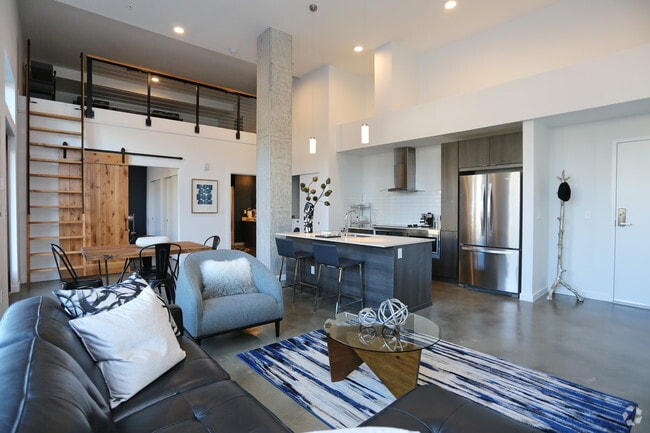 Additional storage mezzanine available in select units! - Carter Apartments