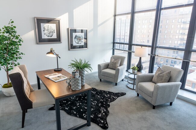 Sala de estar - Front Page Lofts