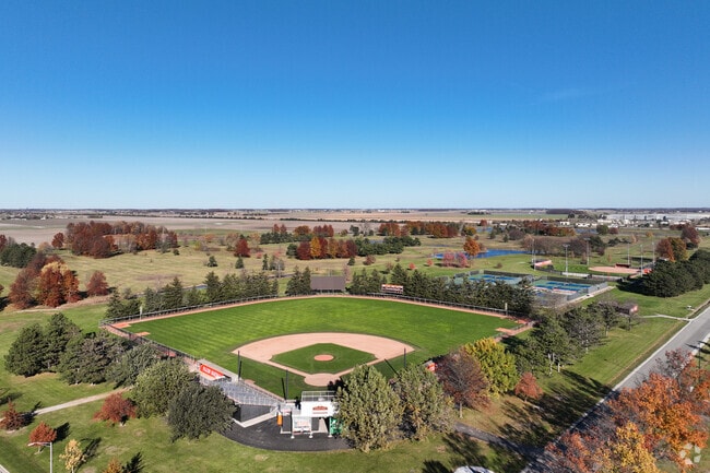 Warren E. Stellar Field located on the edge on the BGSU campus is a stunning baseball field.