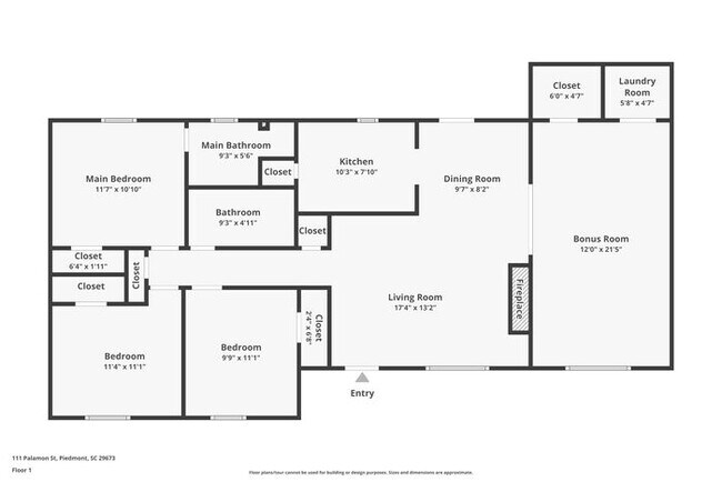 Building Photo - Stunning 3 Bedroom Home in Piedmont, SC