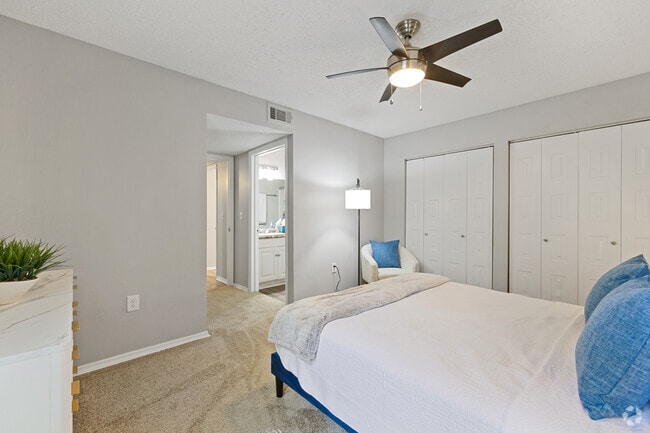 Standard 3BR, 2BA - 1,012SF - Primary Bedroom - Alexis Chase