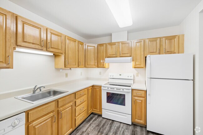 1 dormitorio, 1 baño - 750 pies cuadrados - Cocina - Brook School Apartments