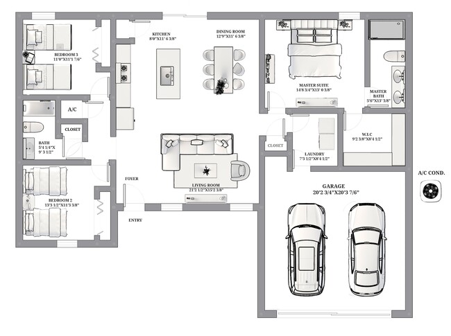 Floor Plan - 4505 SW 141st Ln