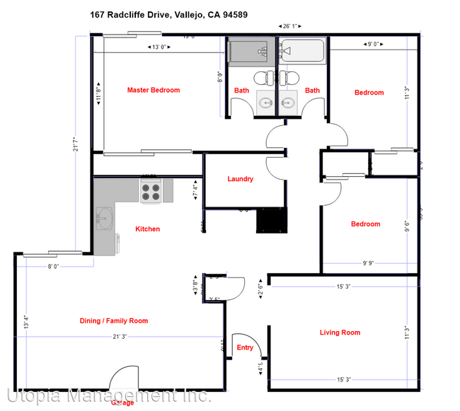 Building Photo - 3 br, 2 bath House - 167 Radcliffe Drive