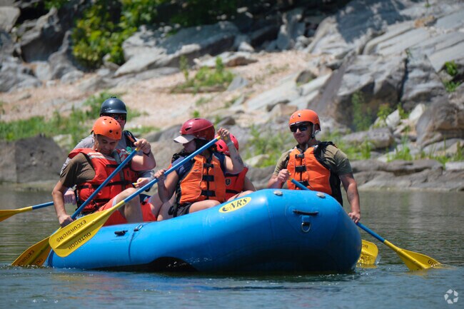 Rafting is a popular pasttime in Potomac.