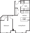 1 Bedroom H