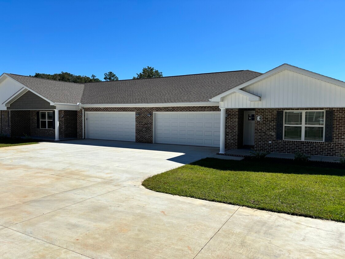 Front View with 2 car garage - 323 Lowe Dr