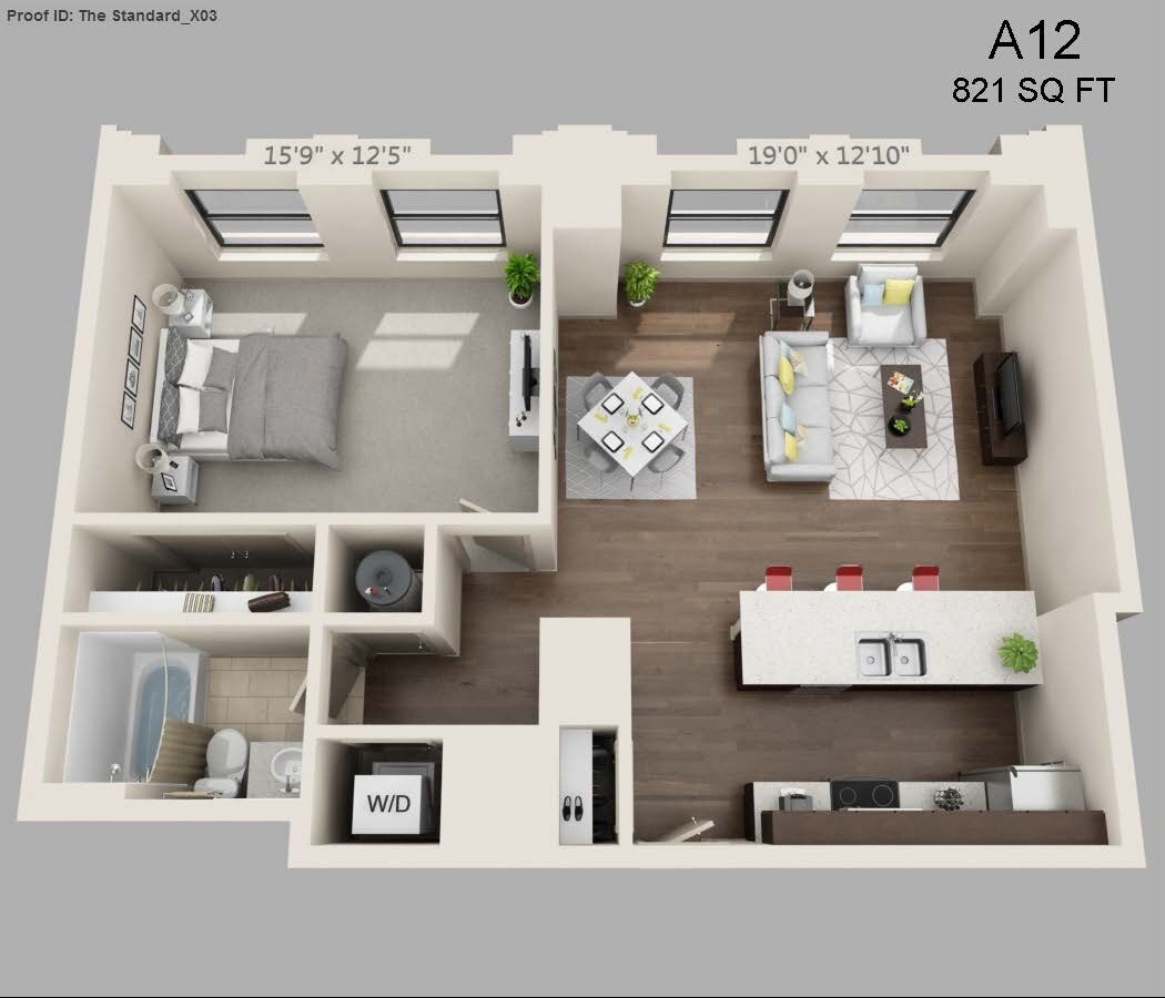 The Standard – One Bed/One Bath - 821