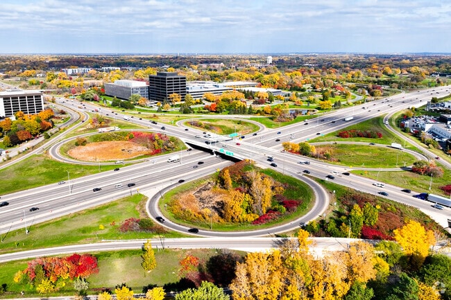 Autumn colors on full display in Saint Louis Park.