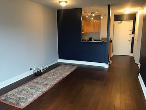 Living Room with Kitchen Pass Through - 1355 N Sandburg Ter