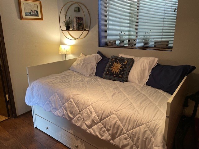 Daybed with trundle in bedroom, both with memory foam mattress - 3239 Long Lake Dr SE