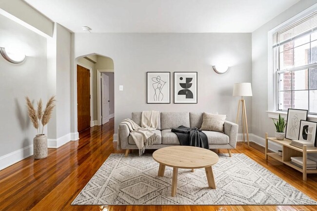 Living room (virtually staged) - The Paramount