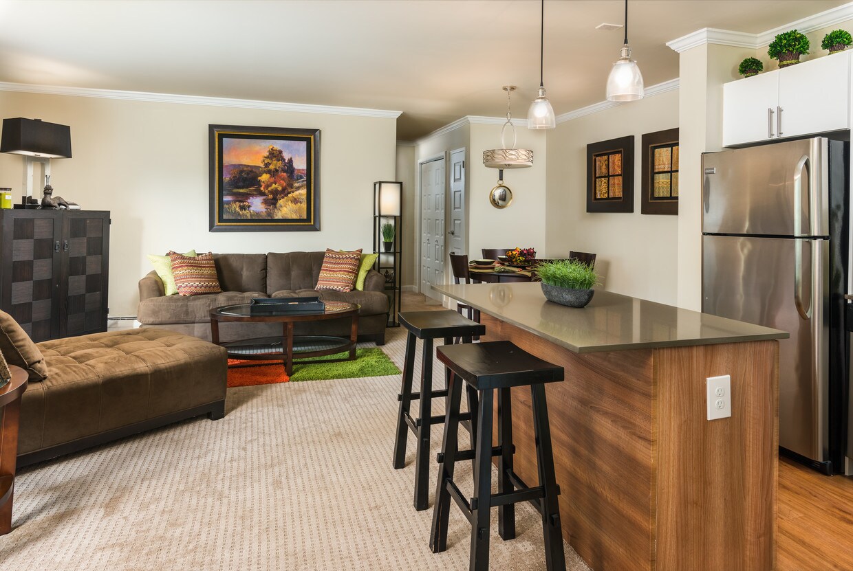 Falls Village Apartments Philadelphia Pa Renovated Kitchen And Living Room Falls Village