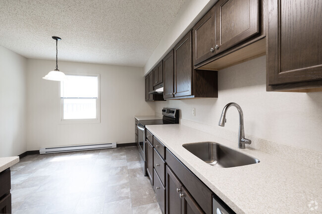 1 BR Kitchen - Shady Lane Apartments