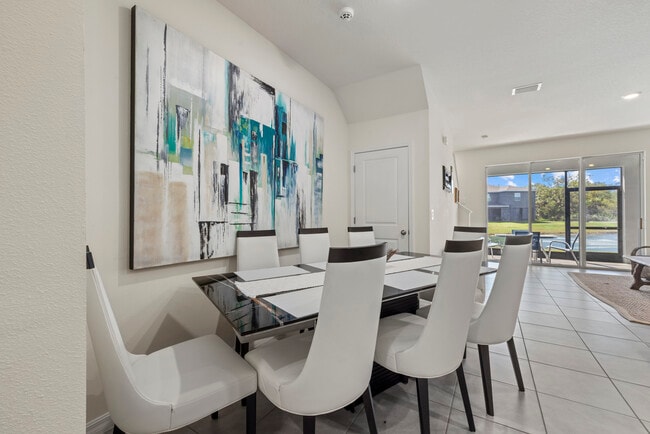 Dinning room and back patio - 8995 Milestone Dr