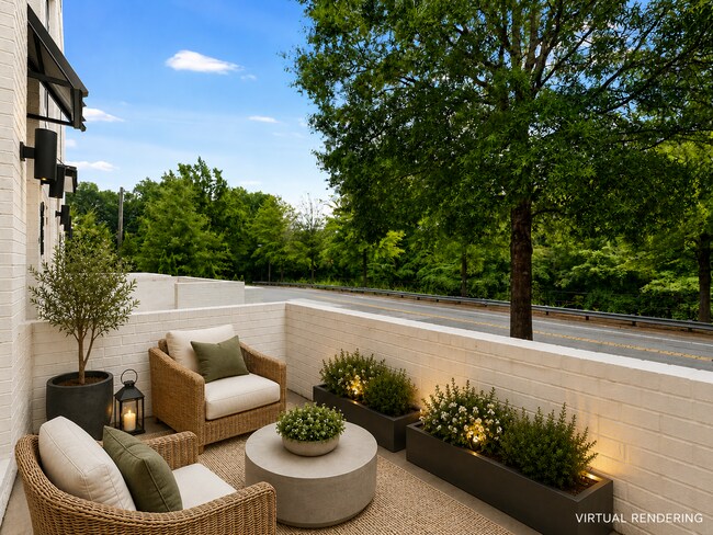 Patio del porche delantero - 2349 Wesley Village Rd