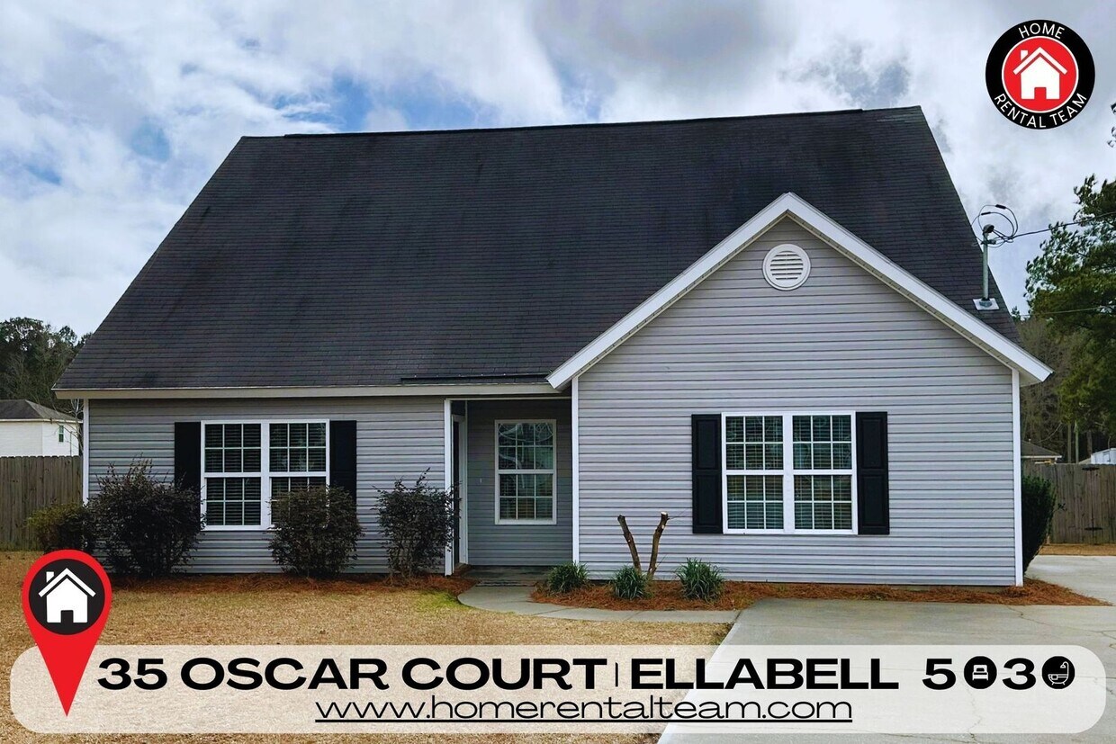 35 Oscar Ct, Ellabell, GA 31308 House Rental in Ellabell, GA