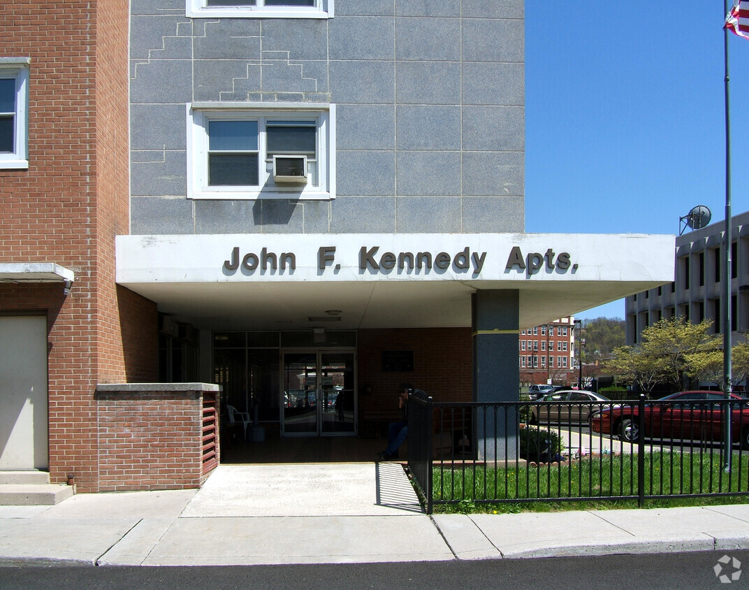 View from the southwest - JFK Apartments