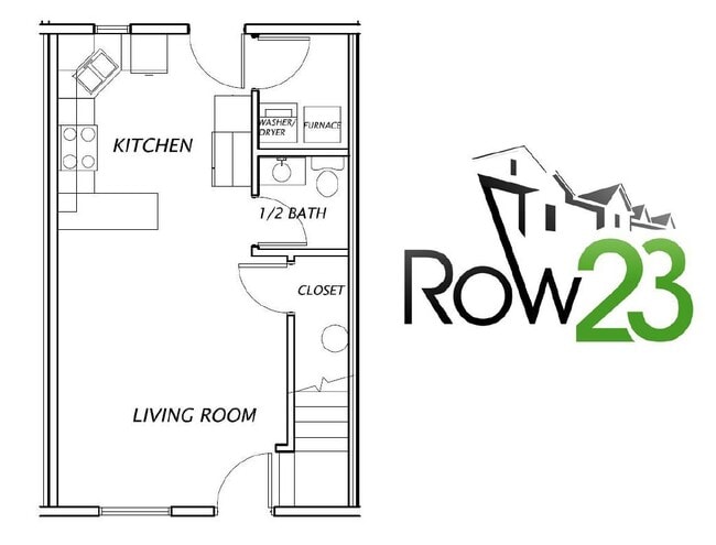 1st floor plan - 2330 Peters Dr