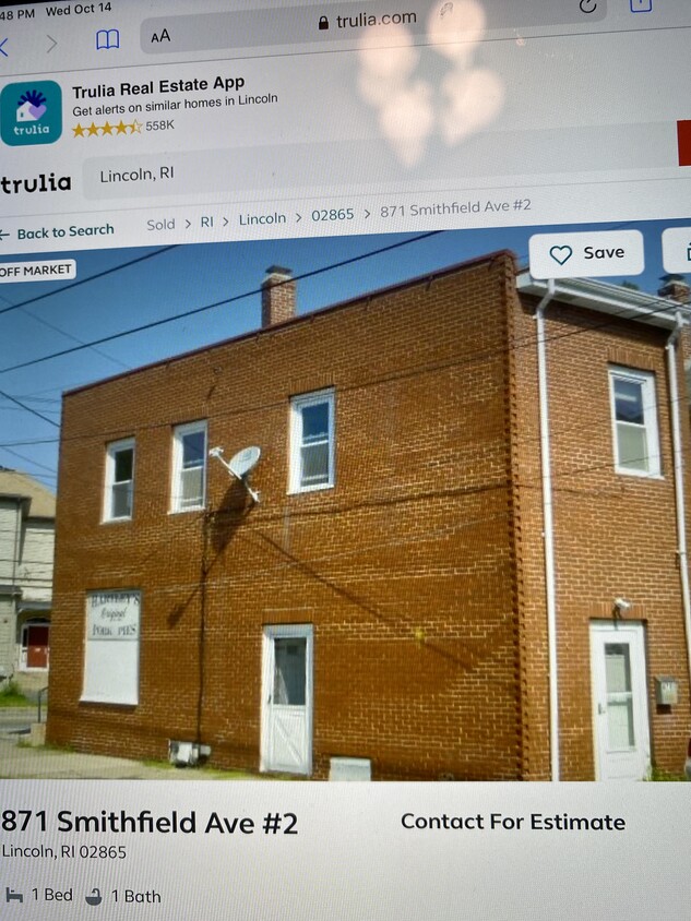 Exterior side - 871 Smithfield Ave