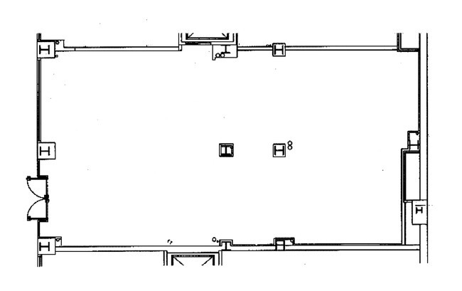 Floor plan for ground floor retail space - 30 E 71st St