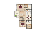 2 Bedroom, 2 Bathroom