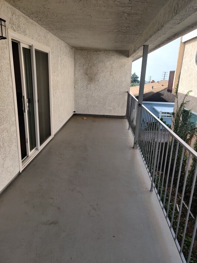 Balcony off kitchen - 527 N Juanita Ave
