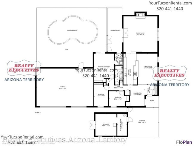 Foto del edificio - 3 br, 2 bath House - 9502 E Thomas Place