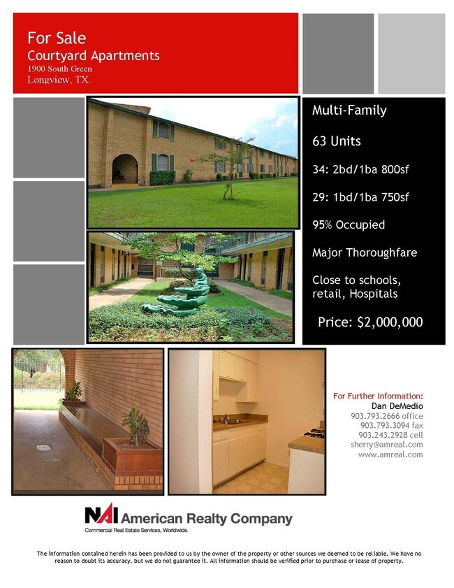 Courtyard Apartments Apartments in Longview, TX