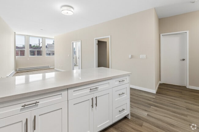2BR, 1BA - Kitchen/Living Room - The Westlaw