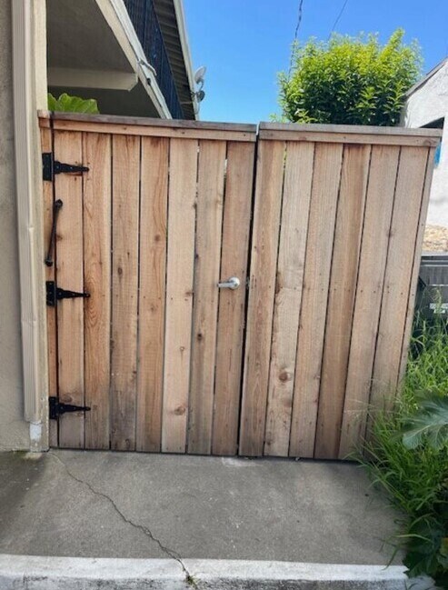 Locking Exterior Gate - 1256 Brockton Ave