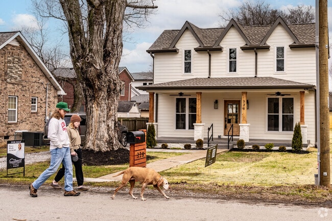 You can walk your dog on the quiet streets of downtown Franklin.