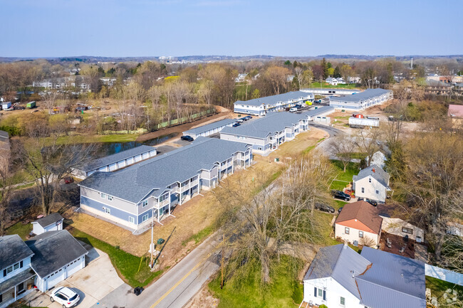 Aerial Photo - Quarry View Apartments