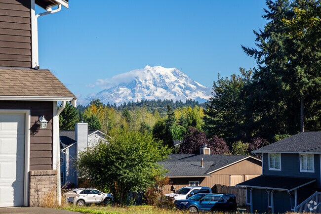 Mt.Rainier is Visible from Any Vantage Point Across the Graham Neighborhood.