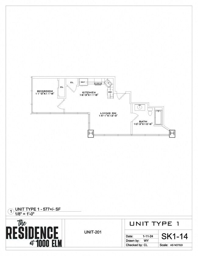 Interior Photo - The Residence at 1000 Elm