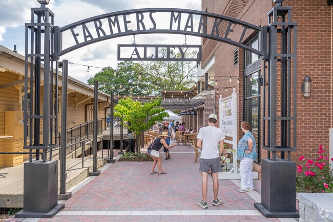 Residents can visit the popular Flowery Branch Farmers Market.