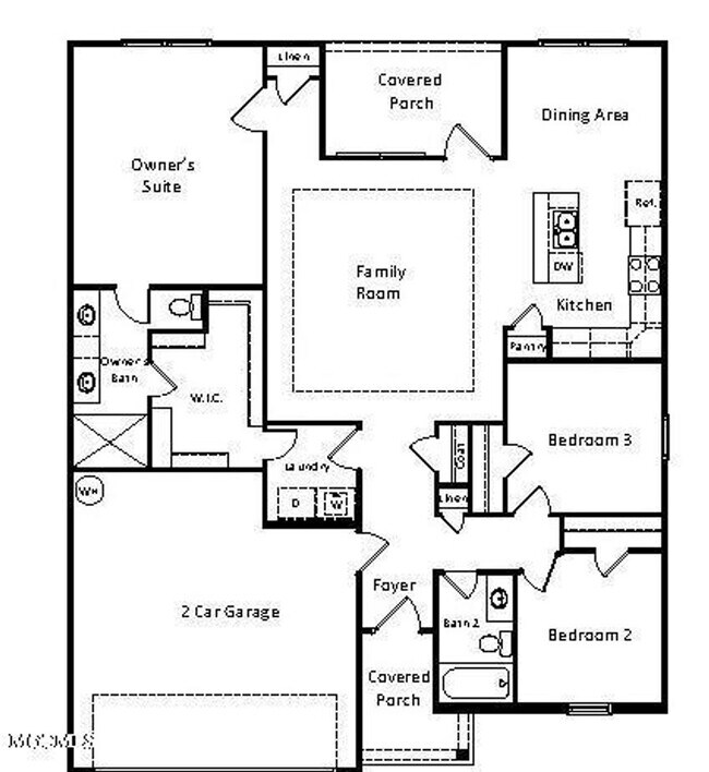 Foto del edificio - 3 BD 2 BA Split plan Home in the Ocean Spr...