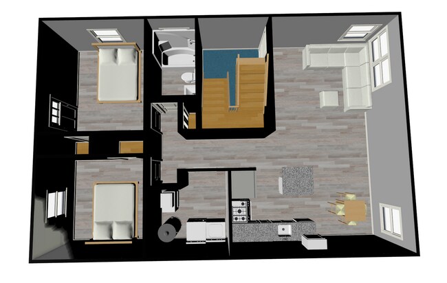 2 bed 1 bath - 1624 Bryan St