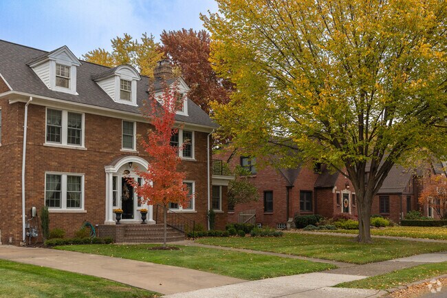 Tree-lined streets can be found in almost every corner of Grosse Pointe Park.