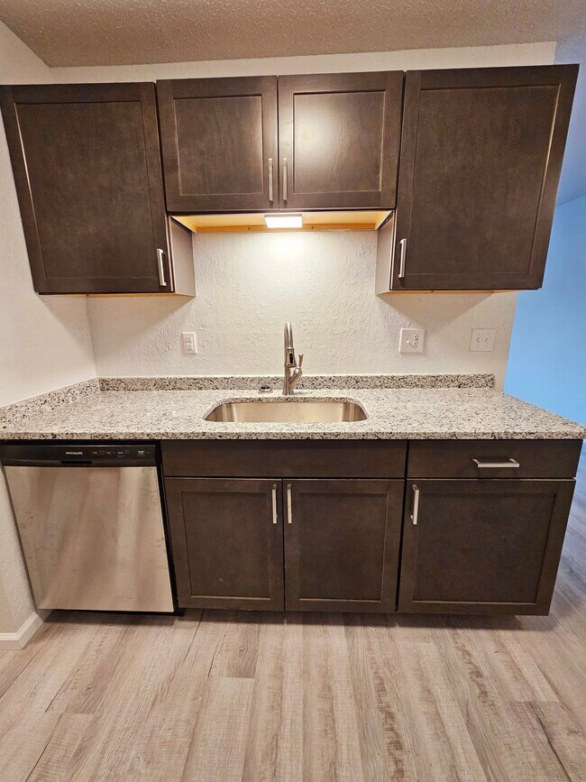 Renovated Kitchen - The Landing Apartments