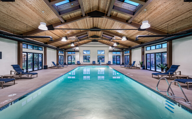 Indoor, Heated Saltwater Pool - Revel Lodi All-Inclusive Senior Living