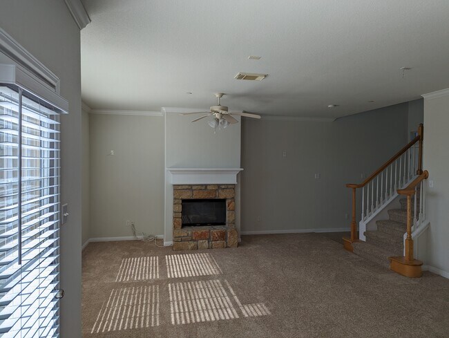 View of living area from dining area - 1101 E Parmer Ln