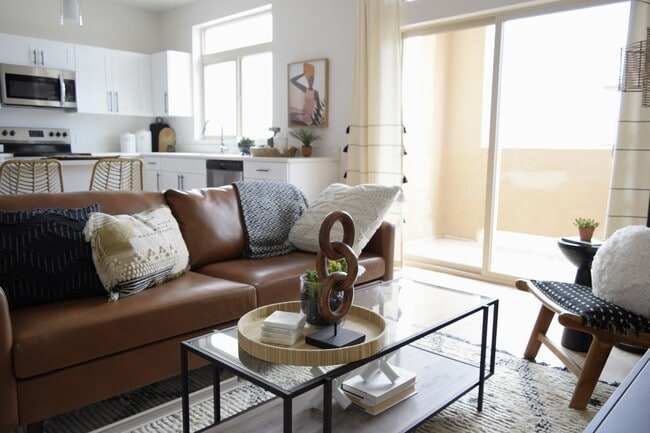 Living Room to Kitchen - Grandview Apartments