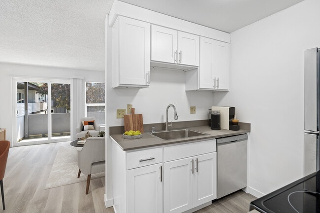 Kitchen and Living Room - Azure