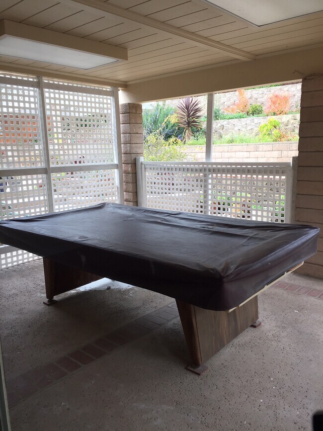 Pool table in private patio - 6522 Camino Caseta