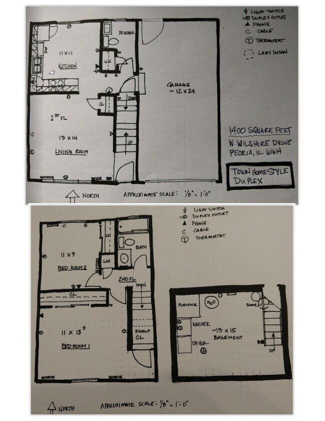 FLOOR PLAN - 1017 W Wilshire Dr