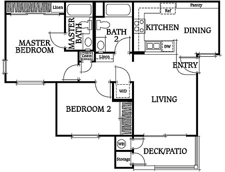 Plano de planta - Terracina Gold Apartments